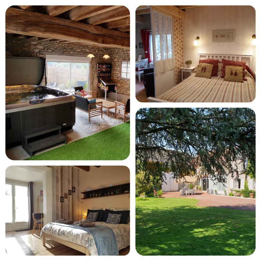 Bed and Breakfast Le Grand Cedre Spa Et Sauna Interieur Piscine Marolles  Exterior foto