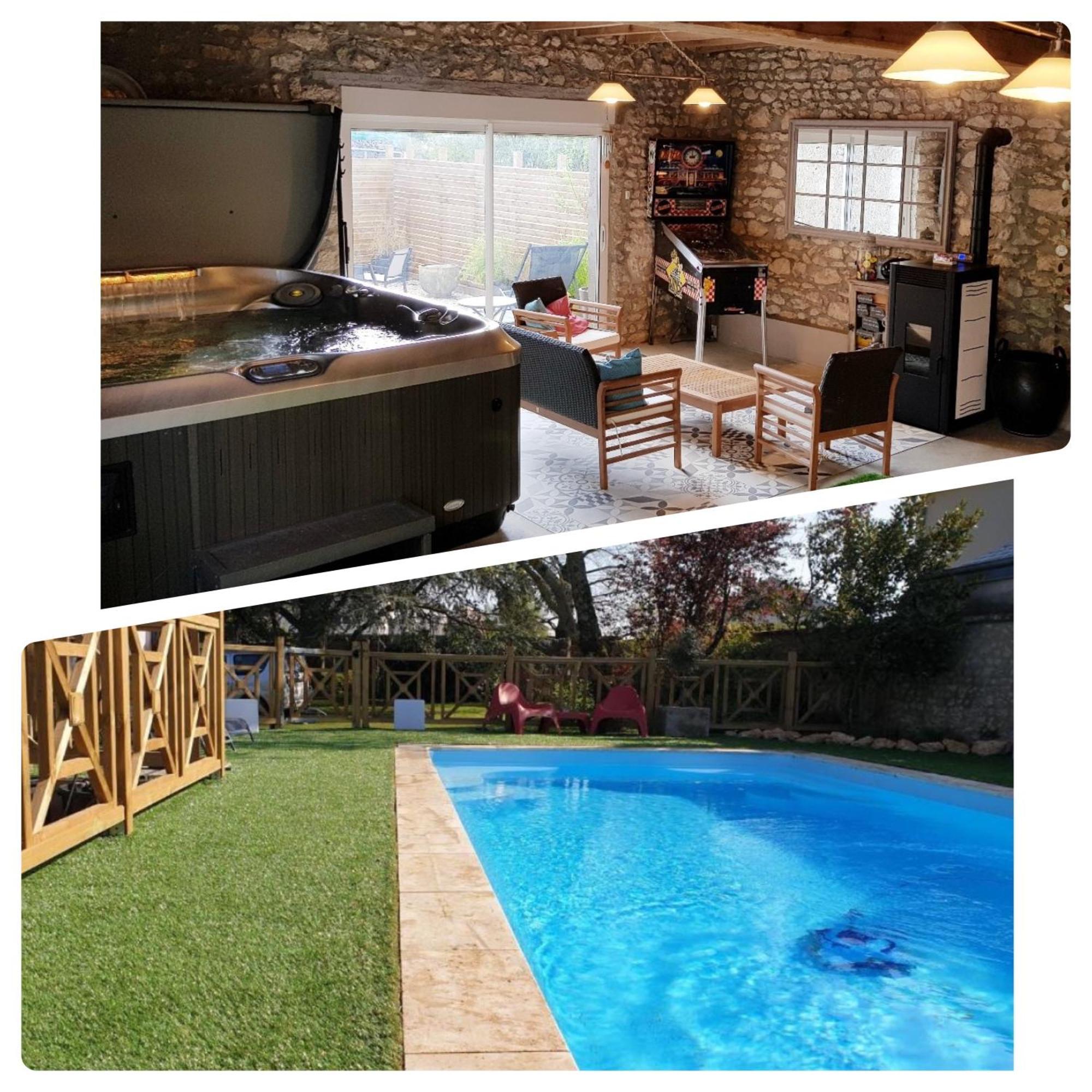 Bed and Breakfast Le Grand Cedre Spa Et Sauna Interieur Piscine Marolles  Exterior foto